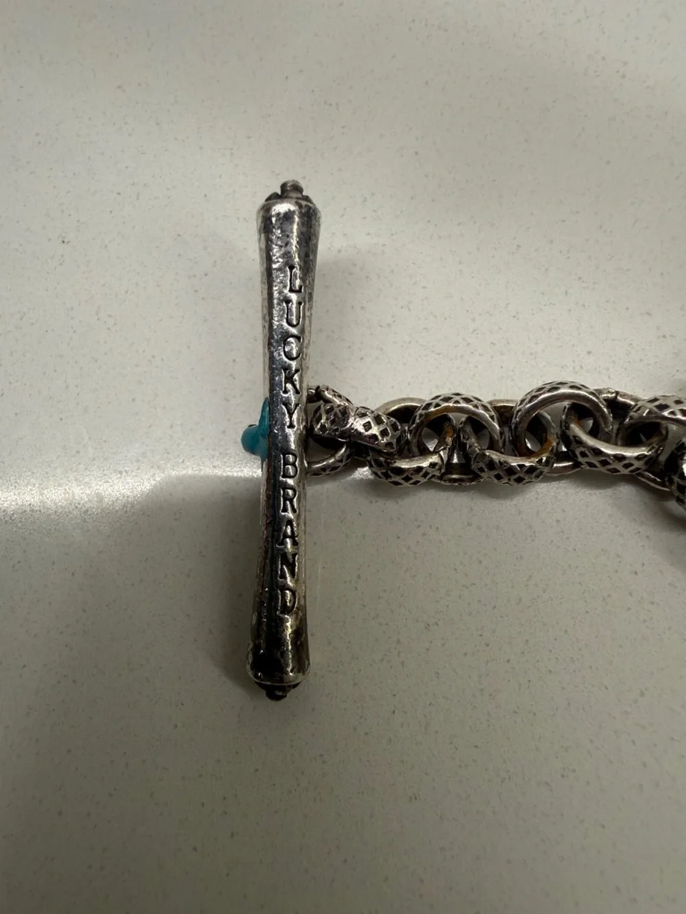 Lucky Brand Silver-Tone Butterfly & Floral Bracelet